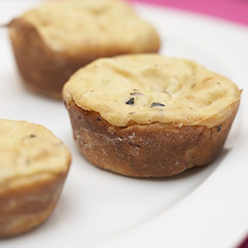 Muffins de patatas con aceitunas