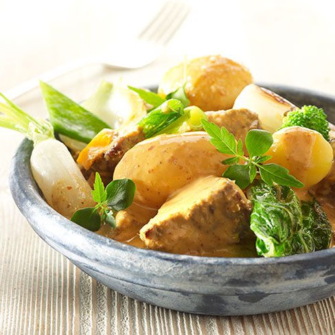 Curry indio de patatas